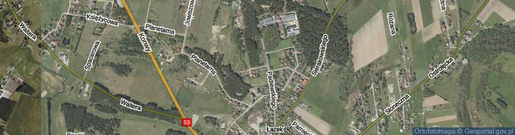 Zdjęcie satelitarne Orła Bielika ul.