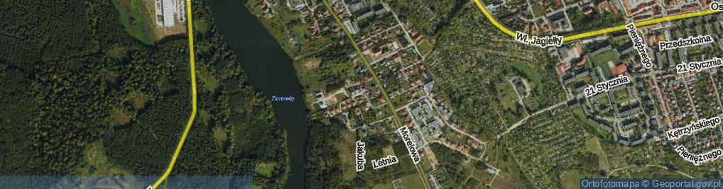 Zdjęcie satelitarne Ordonówny Hanki ul.