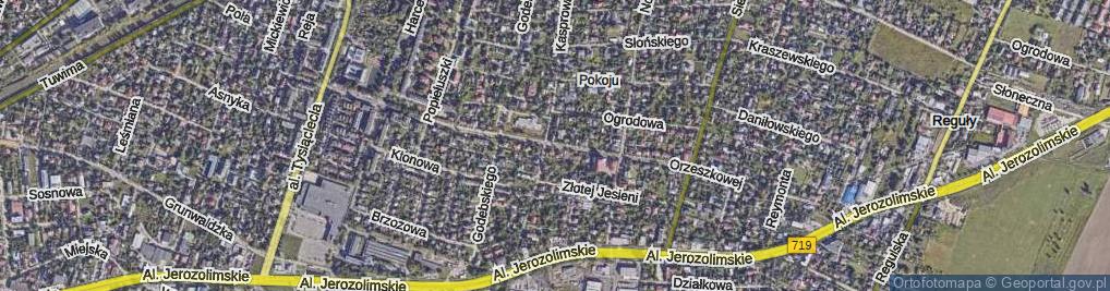 Zdjęcie satelitarne Orzeszkowej Elizy ul.