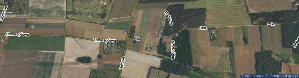 Zdjęcie satelitarne Orla ul.
