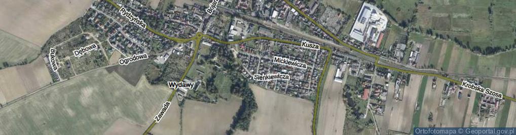 Zdjęcie satelitarne Orzeszkowej Elizy ul.