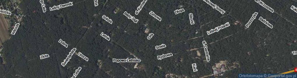 Zdjęcie satelitarne Orla ul.