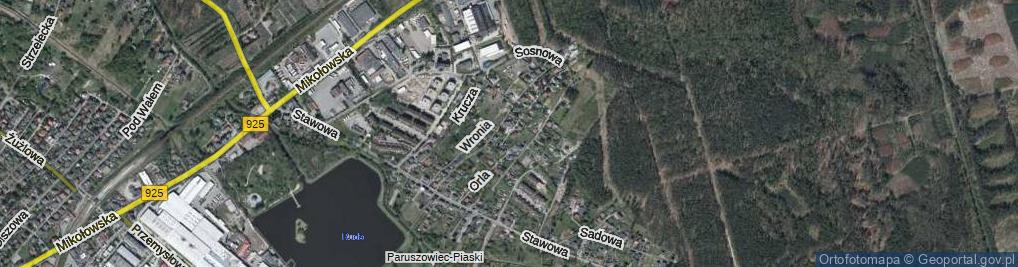 Zdjęcie satelitarne Orla ul.