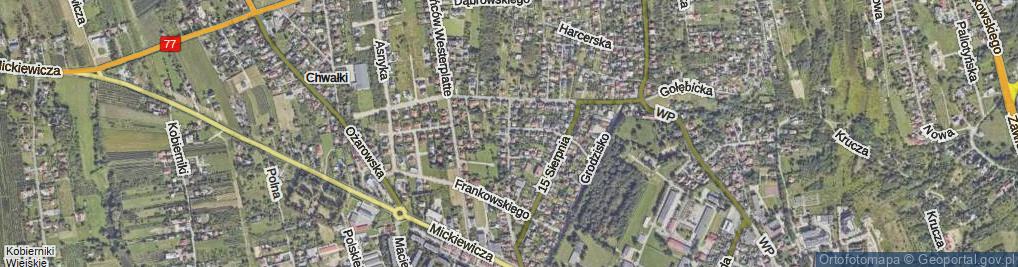 Zdjęcie satelitarne Orzeszkowej Elizy ul.