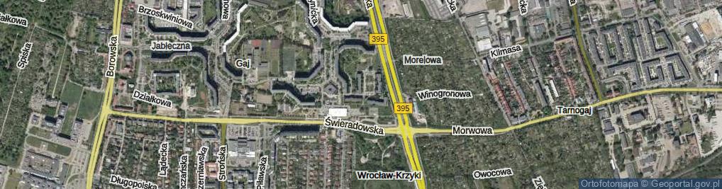 Zdjęcie satelitarne Orłowicza Mieczysława ul.