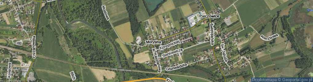 Zdjęcie satelitarne Orzeszkowej Elizy ul.