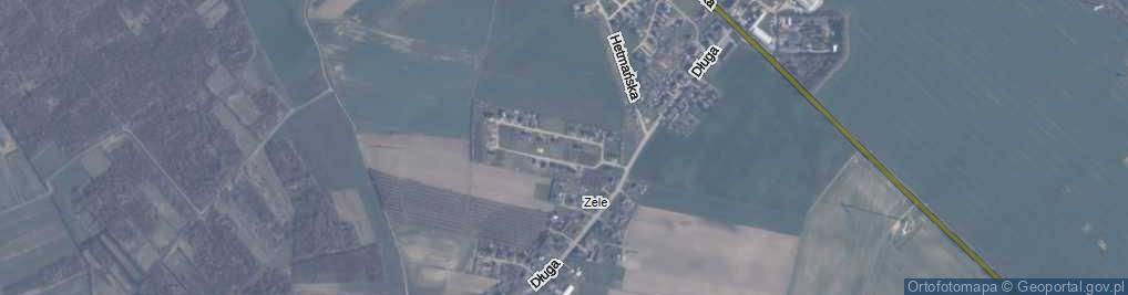 Zdjęcie satelitarne Orzechowa ul.