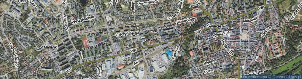 Zdjęcie satelitarne Orzeszkowej Elizy ul.