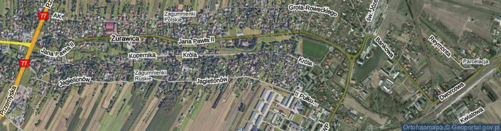 Zdjęcie satelitarne Orzechowskiego Stanisława ul.