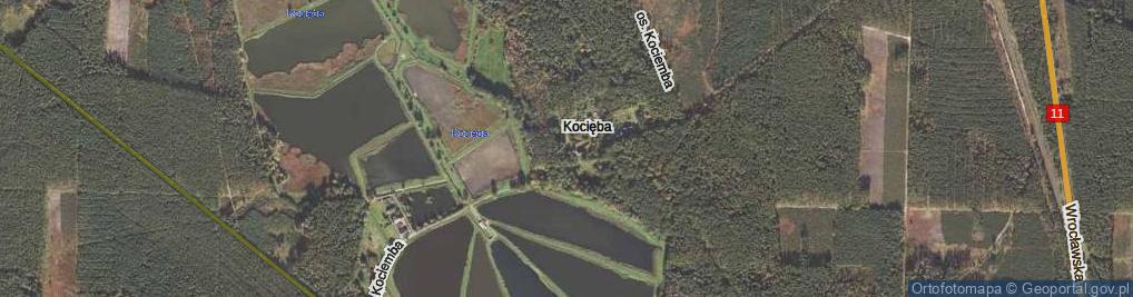 Zdjęcie satelitarne Osiedle Kociemba os.
