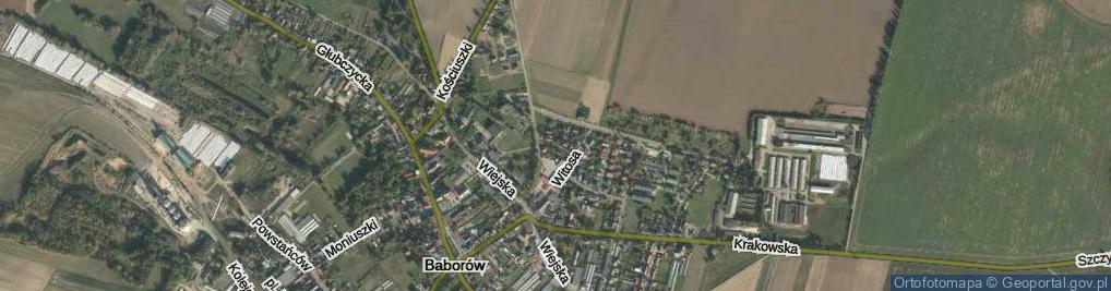 Zdjęcie satelitarne Osiedlowa ul.