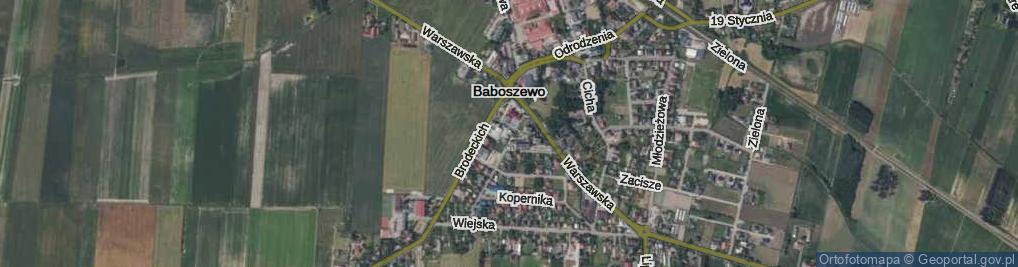 Zdjęcie satelitarne Osiedlowa ul.