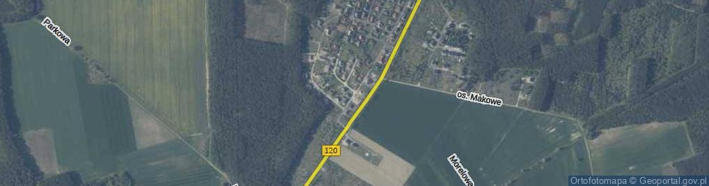 Zdjęcie satelitarne Osiedle Zalesie Drugie os.