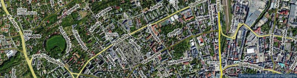 Zdjęcie satelitarne Osuchowskiego Antoniego ul.