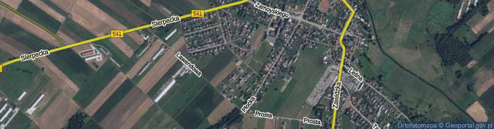 Zdjęcie satelitarne Osiedlowa ul.