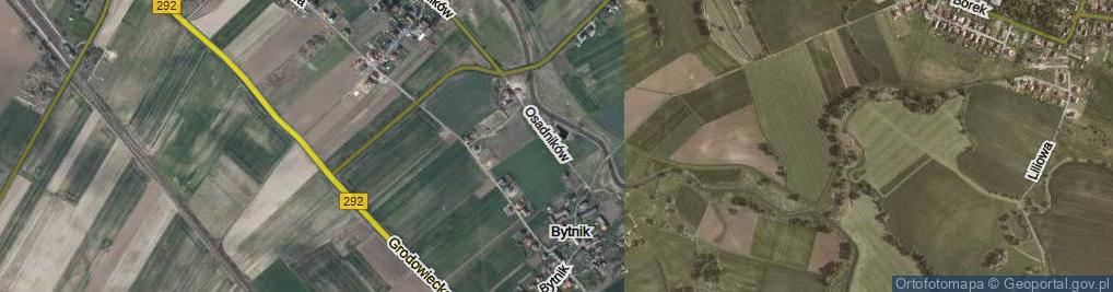 Zdjęcie satelitarne Osadników ul.