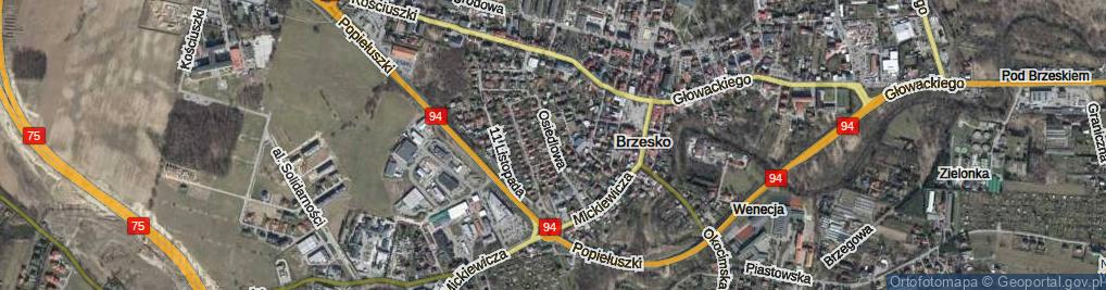 Zdjęcie satelitarne Osiedlowa ul.