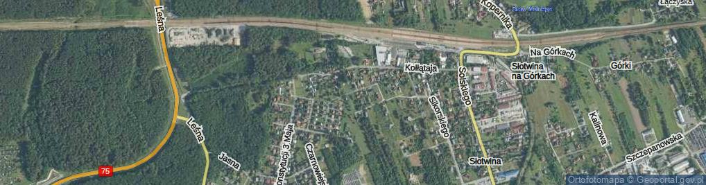 Zdjęcie satelitarne Oświecenia ul.