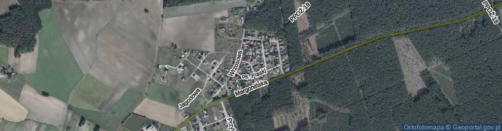 Zdjęcie satelitarne Osiedle Piaski os.