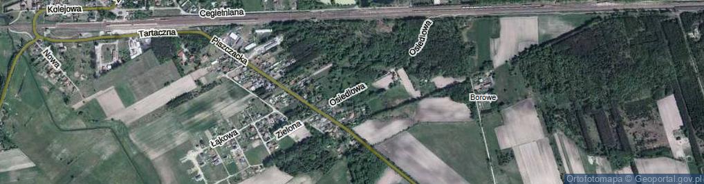 Zdjęcie satelitarne Osiedlowa ul.