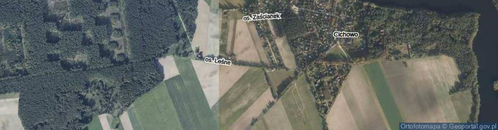 Zdjęcie satelitarne Osiedle Leśne os.