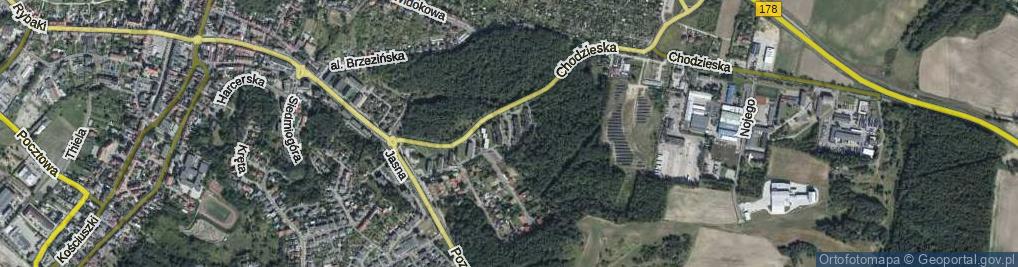 Zdjęcie satelitarne Osiedle Słoneczne os.