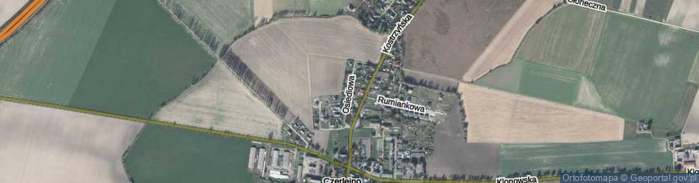 Zdjęcie satelitarne Osiedlowa ul.