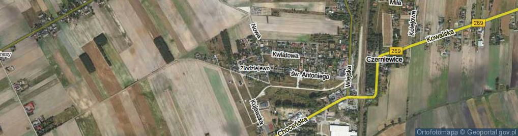 Zdjęcie satelitarne Osiedlowa ul.