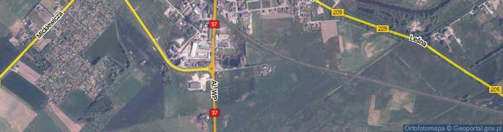 Zdjęcie satelitarne Osadnicza ul.