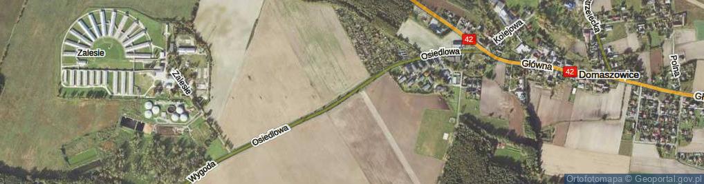 Zdjęcie satelitarne Osiedlowa ul.