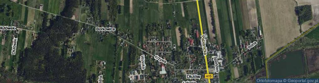 Zdjęcie satelitarne Osiedlowa ul.