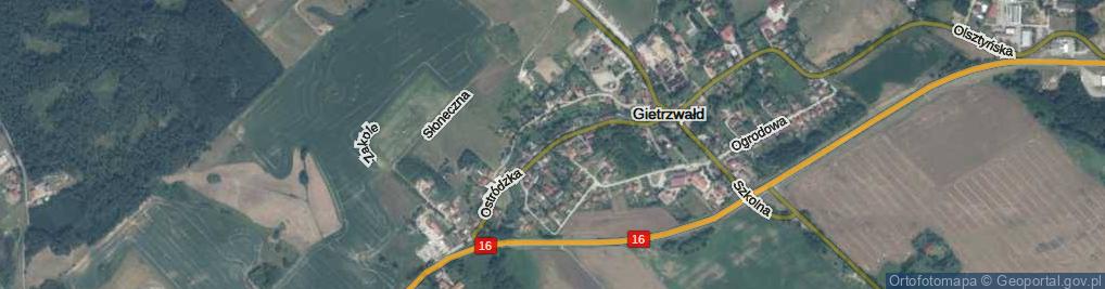 Zdjęcie satelitarne Ostródzka ul.