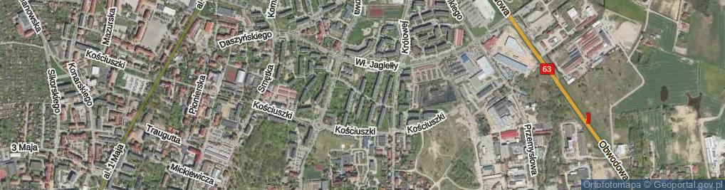 Zdjęcie satelitarne Osiedle XXX-lecia Wolnych Wyborów os.