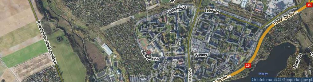 Zdjęcie satelitarne Osiedle Kazimierza Wielkiego os.