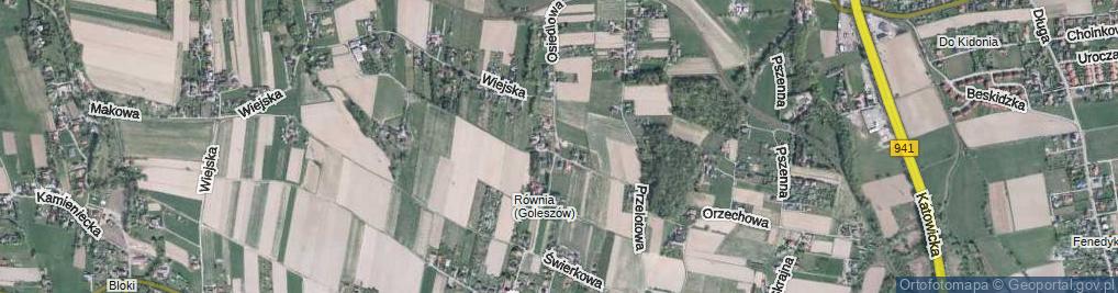 Zdjęcie satelitarne Osiedlowa ul.