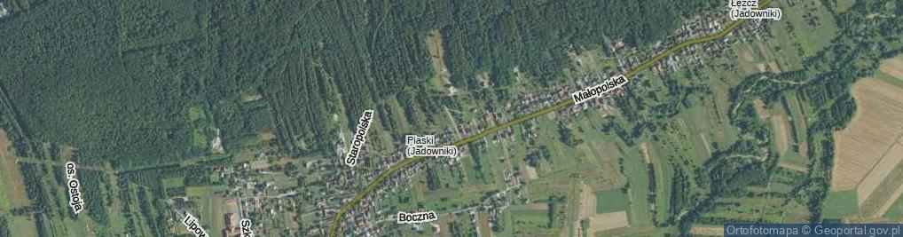 Zdjęcie satelitarne Osiedle na Piaskach os.