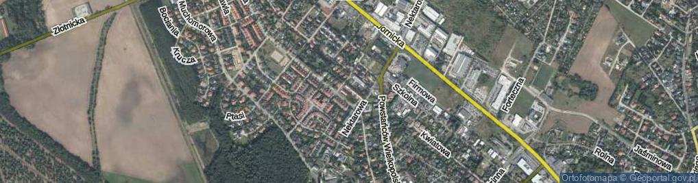 Zdjęcie satelitarne Osiedle Nektarowe os.