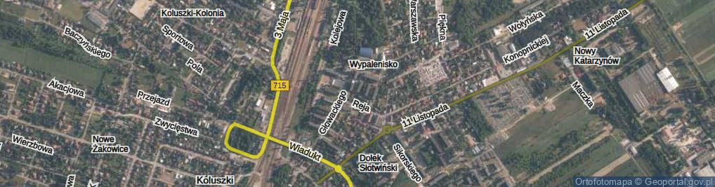 Zdjęcie satelitarne Osiedle Głowackiego os.