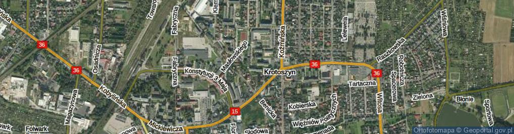 Zdjęcie satelitarne Osiedle Sikorskiego Władysława, gen. os.
