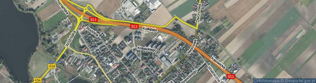 Zdjęcie satelitarne Osiedle Krasickiego Ignacego os.
