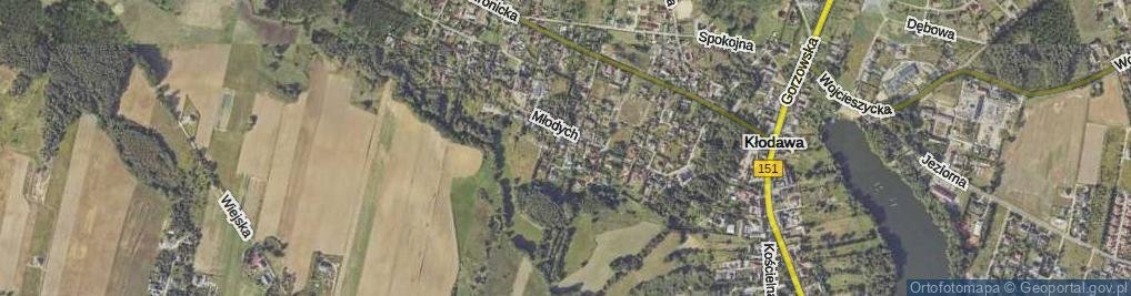 Zdjęcie satelitarne Osiedlowa ul.