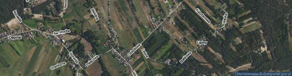 Zdjęcie satelitarne Osiedlowa ul.