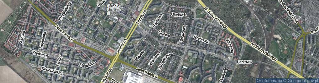 Zdjęcie satelitarne Osiedlowa ul.