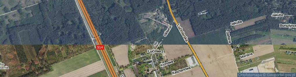 Zdjęcie satelitarne Osiedlowa ul.