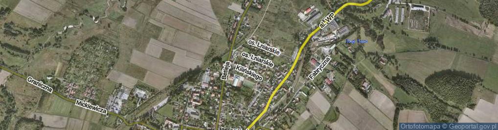 Zdjęcie satelitarne Osiedle Słoneczne os.