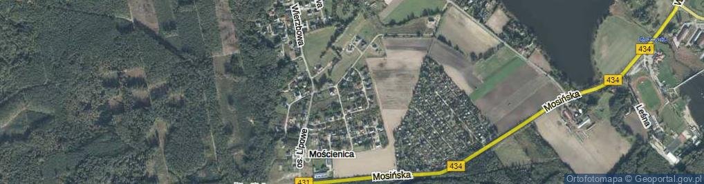 Zdjęcie satelitarne Osiedle Brzozowe os.