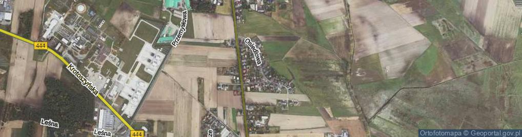 Zdjęcie satelitarne Osiedlowa ul.