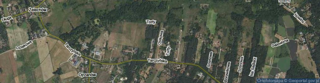 Zdjęcie satelitarne Osikowa ul.