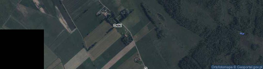 Zdjęcie satelitarne Osiki ul.