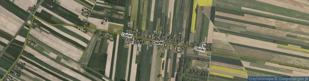 Zdjęcie satelitarne Osinki ul.